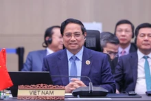 Le Premier ministre Pham Minh Chinh lors du 26e Sommet ASEAN-République de Corée à Kuala Lumpur, en Malaisie. Photo : VNA