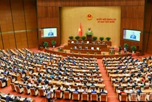 Séance d'ouverture de la 10e session de la XVe législature de l'Assemblée nationale du Vietnam. Photo : NDEL.
