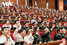 Des délégués à la séance préparatoire du 14ᵉ Congrès national du Parti. Photo : VOV