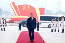 Le secrétaire général Tô Lam au Centre national des conférences à Hanoi. Photo : VNA