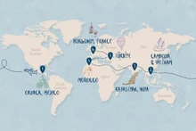Un tour du monde en 60 jours, à travers quatre continents. Parmi les haltes sélectionnées, la ville vietnamienne de Hoi An se distingue comme l’étape où les voyageurs séjourneront le plus longtemps. Photo : VOV.