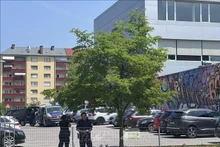La scène de la fusillade dans une école de Graz, en Autriche, le 10 juin 2025. Photo : XInhua/VNA.