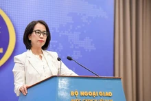 La porte-parole du ministère des Affaires étrangères, Pham Thu Hang. Photo : VOV.