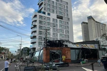 Le typhon no 13 (Kalmaegi) a balayé Quy Nhon, province de Gia Lai, dans la nuit du 6 novembre, laissant derrière elle un paysage de désolation. Photo : congthuong.vn