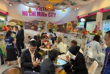 Le stand du Vietnam au Salon international de l’alimentation et des boissons SIAL Interfood 2025. Photo : VNA.