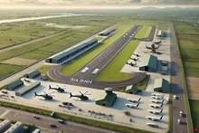 Image d’artiste de l’aéroport de Gia Binh. Photo : VGP.