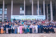 La 12e édition de l’École d’été scientifique du Vietnam a accueilli 150 étudiants venus des quatre coins du pays. Photo : NDEL.