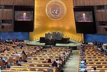 Le siège des Nations Unies (ONU) à New York a accueilli une réunion de haut niveau de l’Assemblée générale des Nations Unies. Photo : VNA.