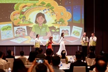 Lors de la cérémonie de célévration de 20 années de présence de GNI au Vietnam. Photo : thoidai.com.vn