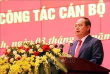 Quan Minh Cuong, secrétaire du Comité provincial du Parti de Quang Ninh pour le mandat 2025-2030. Photo : VNA.