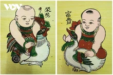 Le Vietnam a soumis un dossier à l'UNESCO pour proposer la peinture populaire de Dong Ho pour inscription sur la Liste du patrimoine culturel immatériel nécessitant une sauvegarde urgente. Photo : VOV