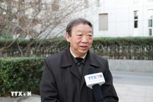 Le professeur Zhu Chenming, directeur honoraire de l’Institut de recherche sur l’Asie du Sud et du Sud-Est relevant de l’Académie des sciences sociales du Yunnan (Chine). Photo : VNA.