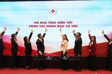 Cérémonie de lancement du mouvement d'émulation 2026 de la Croix-Rouge du Vietnam. Photo : VNA.