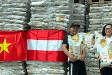 Le riz Sushi vietnamien importé vers le marché autrichien. Photo : VOV