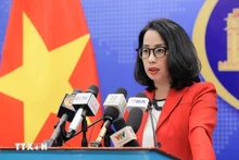 La porte-parole du ministère vietnamien des Affaires étrangères, Pham Thu Hang. Photo : VNA.