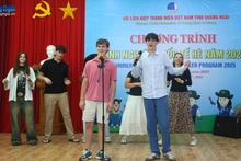 Programme de volontariat international d’été à Quang Ngai, édition 2025. Photo : thoidai.com.vn