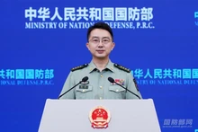 Le colonel Jiang Bin, porte-parole du ministère chinois de la Défense nationale. Photo : CMG.
