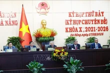 La 7e session du Conseil populaire de Dà Nang, mandat 2021-2026. Photo : VNA.
