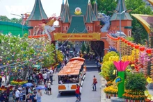 À l’occasion du Nouvel An lunaire, près de 14 millions de visiteurs ont été recensés sur l’ensemble du territoire durant les neuf jours de congés. Photo : VOV.