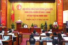 La 39e session du Conseil populaire provincial de Lang Son, tenue les 14 et 15 juillet. Photo : congthuong.vn