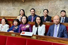 La délégation vietnamienne à la 50e session de l’Assemblée parlementaire de la Francophonie (APF 50). Photo : VNA.