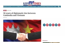 Article publié par le Khmer Times à l'occasion du 58e anniversaire de l'établissement des relations diplomatiques entre le Vietnam et le Cambodge (24 juin 1967-2025). Photo : VNA.