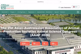 Site web officiel www.aaap2026.org de l'AAAP 2026. Photo : aaap2026.org.png 