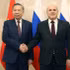 Le secrétaire général du Parti et président vietnamien To Lam (gauche) et le Premier ministre russe Mikhaïl Michoustine à Moscou. Photo : VNA.