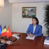 L’ambassadrice du Vietnam en Belgique et cheffe de la Mission du Vietnam auprès de l’UE, Nguyen Huong Tra, répond à une interview de l’Agence vietnamienne d’information. Photo : VNA.