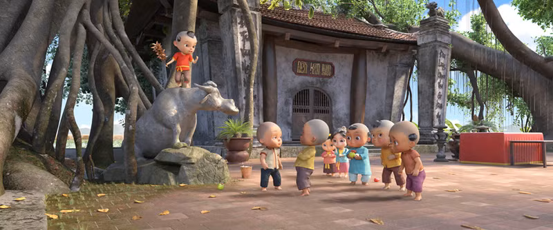 Une scène du film « Le petit Trang Quynh : La légende de Kim Nguu ». Photo : Nguoilaodong.