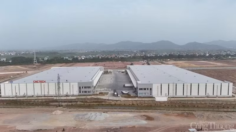 S’étendant sur 67 hectares, le Centre logistique international de Bac Giang est aujourd’hui considéré comme le plus grand du Nord du Vietnam. Photo : Bao Cong thuong.