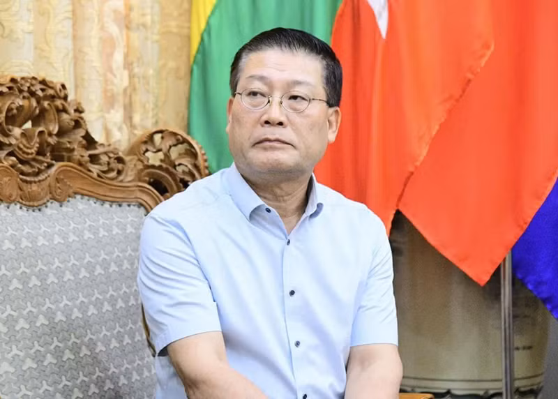 L’ambassadeur du Vietnam au Myanmar, Ly Quoc Tuan. Photo : Baoquocte.