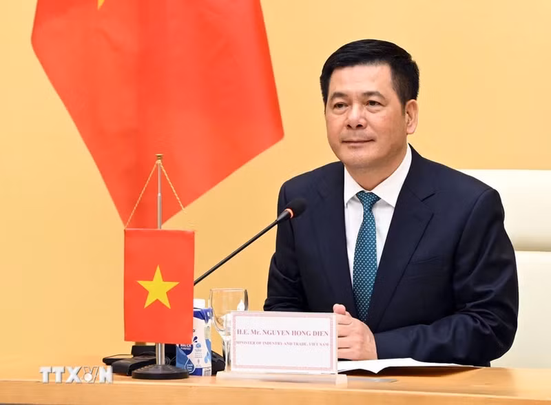 Le ministre vietnamien de l'Industrie et du Commerce, Nguyen Hong Dien. Photo : VNA.
