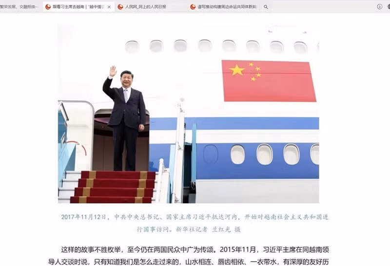 Photo d'illustration dans l'article mettant en lumière la profondeur des liens vietnamo-chinois, qualifiés de relations de « camaraderie et de fraternité ». Photo : VNA.