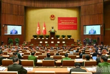 Panorama de la conférence. Photo: Nhân Dân.