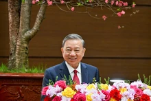 Le SG To Lam présente ses vœux du Têt au Comité du Parti, aux autorités et au peuple de Hanoï