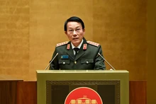 Le général Luong Tam Quang, membre du Bureau politique et ministre de la Sécurité publique. Photo : Nhân Dân.