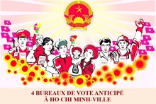 [Infographie] Quatre bureaux de vote anticipé à Ho Chi Minh-Ville