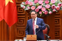 [En images] Le PM Pham Minh Chinh préside une réunion du groupe de travail sur la sécurité énergétique