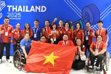 Le Vietnam remporte 6 médailles d'or et établit 3 records lors de la deuxième journée de compétition des 13es ASEAN Para Games. Photo : NDEL.