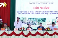 Lors du colloque. Photo : VOV.