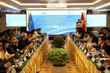 Une table ronde des entreprises de Ho Chi Minh-Ville et d’Astana (Kazakhstan). Photo : NDEL.