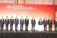 Délégués à la 15ᵉ Conférence des procureurs généraux des pays de l’ASEAN et de la Chine. Photo : VNA.
