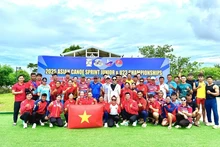 Les athlètes vietnamiens aux Championnats d’Asie et d’Asie du Sud-Est en Thaïlande, du 9 au 15 juin. Photo: VNA.