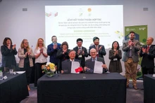 Cérémonie de signature de l’accord de coopération sur l’agriculture durable entre le Vietnam et l’Australie. Photo : Ambassade d’Australie au Vietnam.