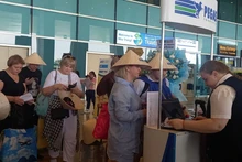 Le nombre de touristes russes au Khanh Hoa est en forte hausse. Photo : VOV.