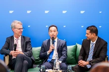 Les dirigeants du réseau mondial SAP Labs et de SAP Vietnam lors de l’inauguration du centre de recherche au Vietnam, le 7 août. Photo : SAP Vietnam.