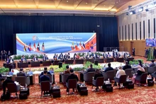 Lors du dialogue avec la Commission intergouvernementale des droits de l'homme de l'ASEAN (AICHR). Photo : Ministère vietnamien des Affaires étrangères.