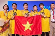 Les membres de la délégation vietnamienne aux Olympiades internationales de chimie 2025. Photo : Kinhtedothi.