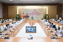 Le PM Pham Minh Chinh préside une visioconférence nationale sur la lutte contre la drogue